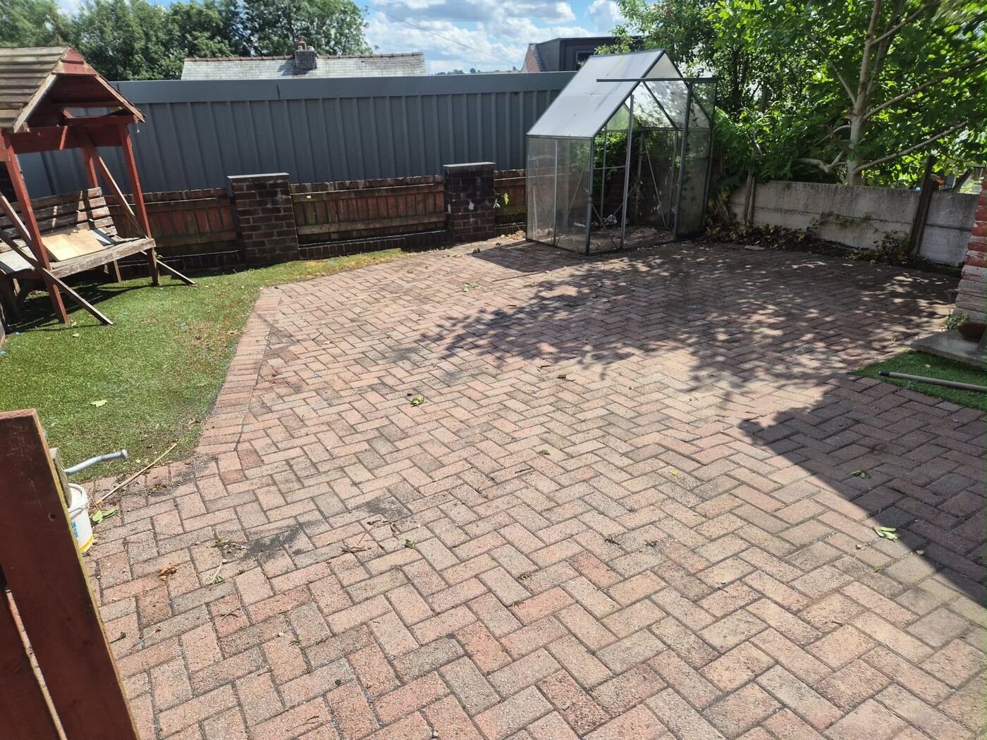 Garden cleared and tidied after a Lancashire Rubbish Removal job